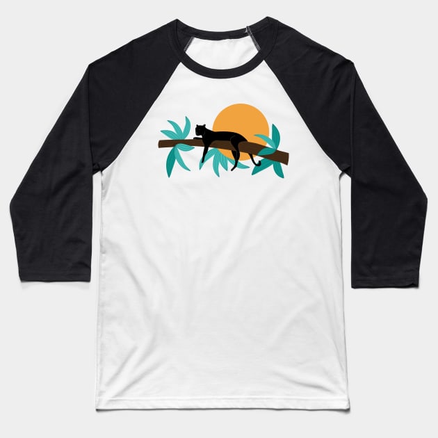 Panther on the three Baseball T-Shirt by grafart